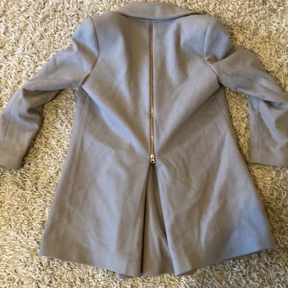Isabella Oliver grey zip back swing coat - Picture 5 of 7